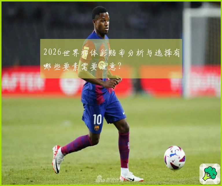 2026世界杯体彩赔率分析与选择有哪些要素需要注意？